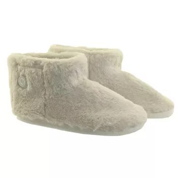 Glovii GQ7M Hausschuhe Geschlossener Hausschuh Unisex Creme