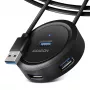 AXAGON HUE-P1AL Hub 4-Port USB 3.2 Gen 1 RUND