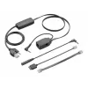 Electronic Hookswitch POLY APA-24 ALCATEL Schwarz Stecker