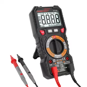 Digital-Multimeter mit Taschenlampe Habotest HT118C, True RMS, NCV, Batterietest