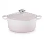 Le Creuset Signature Gusseisen Runder Schmortopf 24 cm shell pink