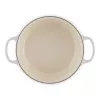 Le Creuset Signature Gusseisen Runder Schmortopf 24 cm shell pink