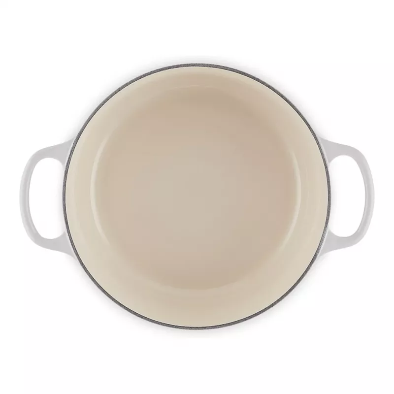 Le Creuset Signature Gusseisen Runder Schmortopf 24 cm shell pink