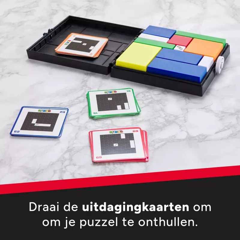 Rubik’s Cube Gridlock-Spiel, das problemlösende Puzzlespiel inspiriert vom klassischen Denksport-Fidget-Spielzeug, für Erwachsene & Kinder ab 7 Jahren