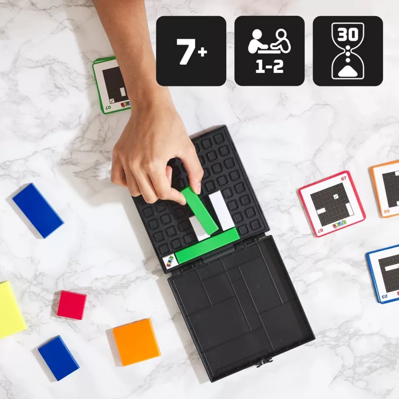 Rubik’s Cube Gridlock-Spiel, das problemlösende Puzzlespiel inspiriert vom klassischen Denksport-Fidget-Spielzeug, für Erwachsene & Kinder ab 7 Jahren