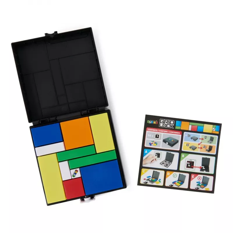 Rubik’s Cube Gridlock-Spiel, das problemlösende Puzzlespiel inspiriert vom klassischen Denksport-Fidget-Spielzeug, für Erwachsene & Kinder ab 7 Jahren