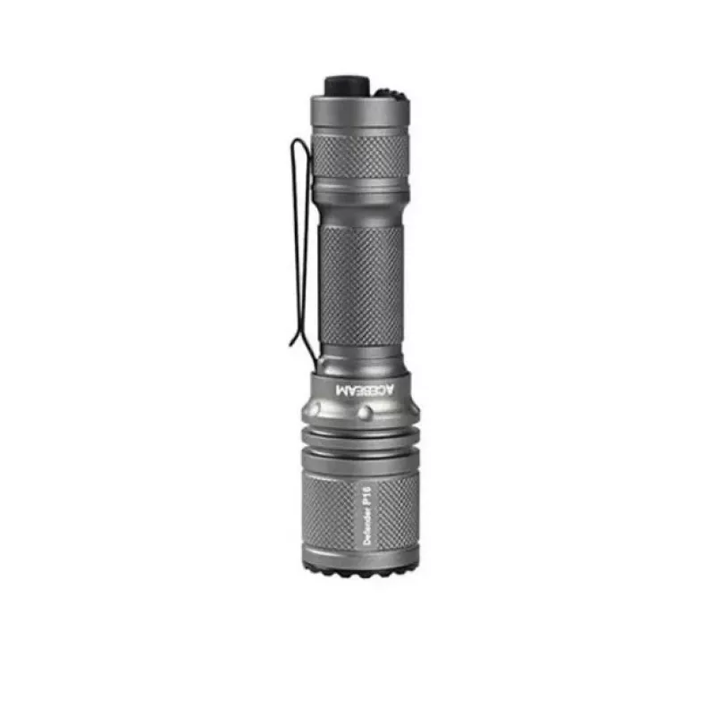 AceBeam P16 Wiederaufladbare LED-Taschenlampe 1000 Lumen Grau