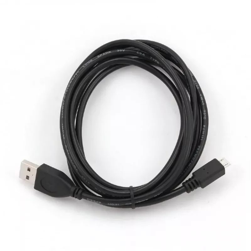 Gembird CCP-MUSB2-AMBM-0.1M USB-Kabel USB2 auf Micro-USB Schwarz