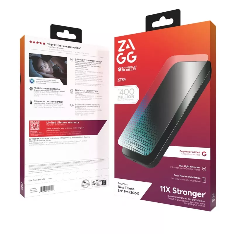 InvisibleShield Glass XTR4 Apple iPhone 16 Pro Max Displayglas