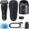 Braun Series 9 9352cc Sport Folienrasierer Trimmer Schwarz Grau
