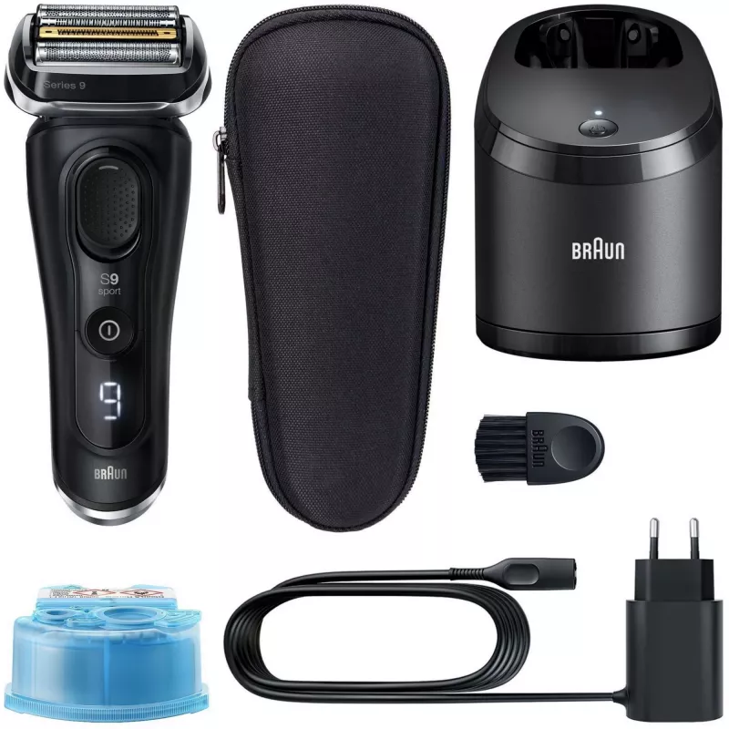 Braun Series 9 9352cc Sport Folienrasierer Trimmer Schwarz Grau