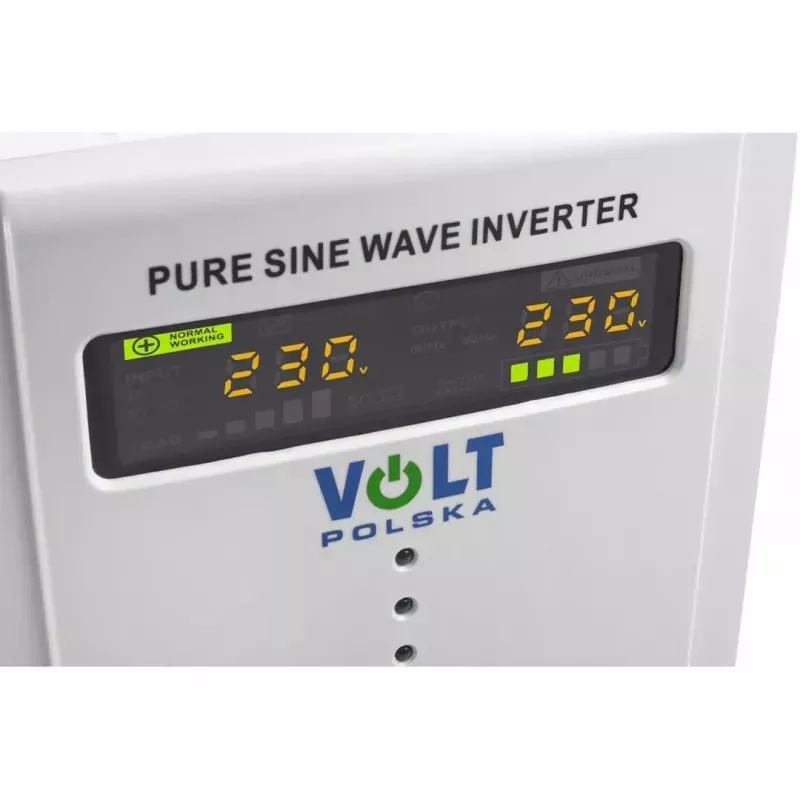 Unterbrechungsfreie Stromversorgung VOLT POLSKA SINUS PRO 2000 E 12/230V, 2000 VA, 12V DC auf 230V AC