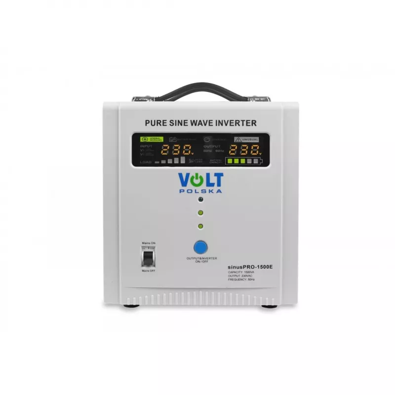 Uninterruptible Power Supply Volt SINUS PRO 1500 E 12V/230V Line-Interaktiv 1,5 kVA 1050 W Weiß