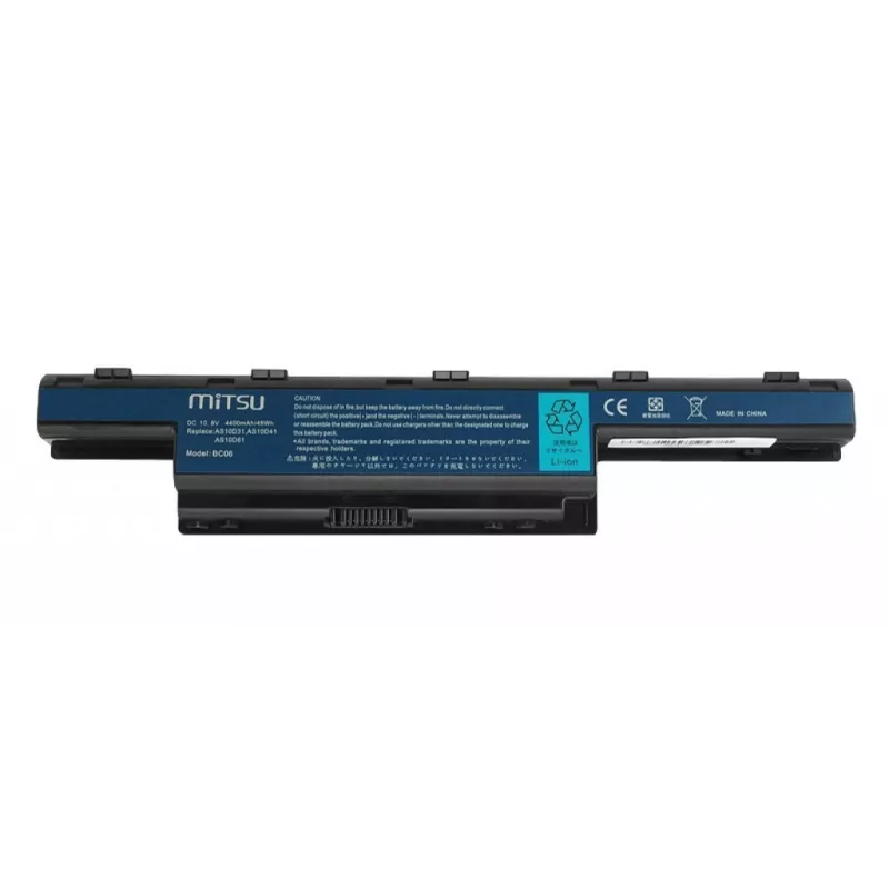 MITSU Akku für Acer Aspire 4551 4741 5741 4400 mAh 10,8–11,1 V
