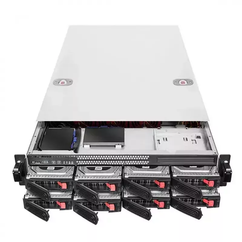 HDD-Gehäuse Silverstone RM22-308 2,5/3,5 Zoll 10 Laufwerke Schwarz Weiß