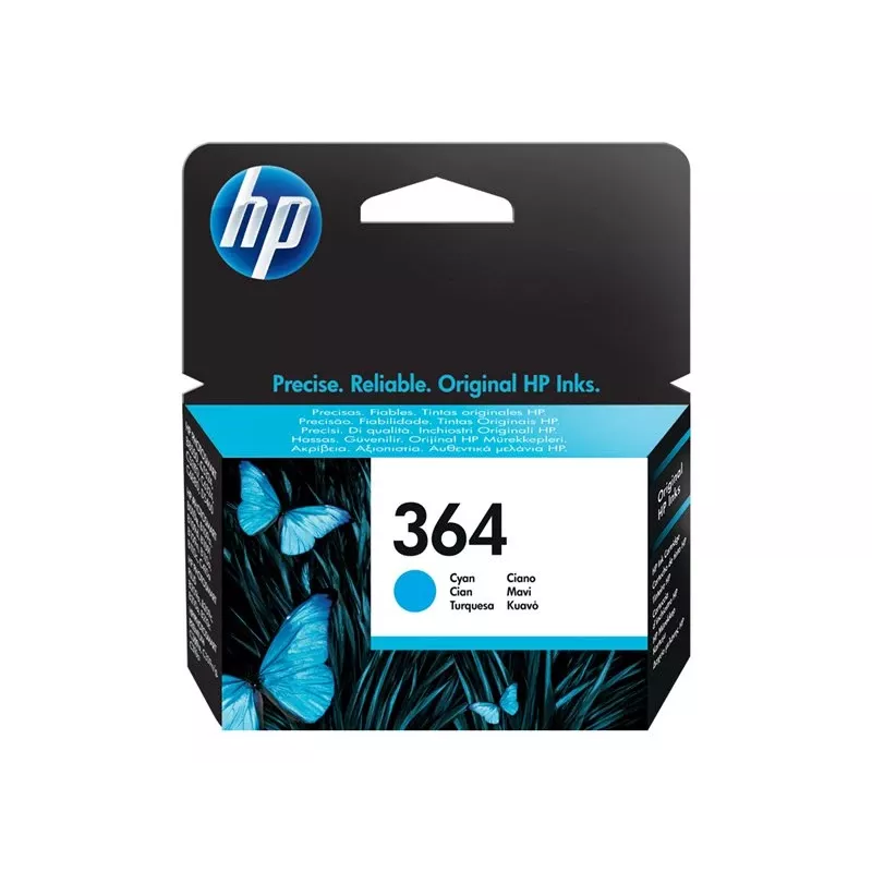 HP 364 Tinte Cyan Vivera Blister Photosmart C5380 C6380 D5460 B8550
