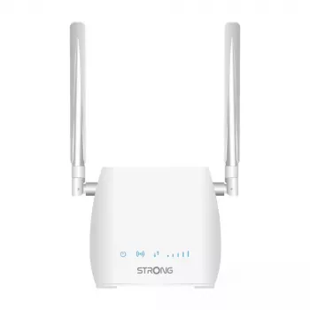 Tragbarer Router STRONG 300M Single-Band 2,4 GHz Wi-Fi 4 (802.11n) Fast Ethernet 4G Weiß