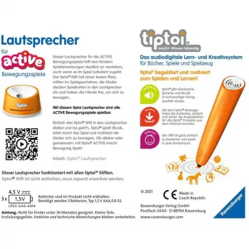 Lautsprecher Ravensburger tiptoi 00093 Mehrfarbig AAA Batterie