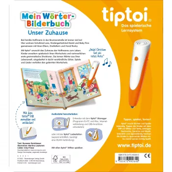 tiptoi Mein Wörter-Bilderbuch: Unser Zuhause, Lernbuch