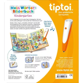 tiptoi Mein Wörter-Bilderbuch: Kindergarten, Lernbuch
