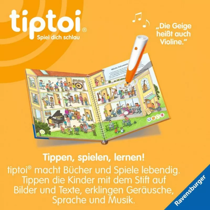 tiptoi Wieso? Weshalb? Warum? Wir entdecken Musik, Lernbuch