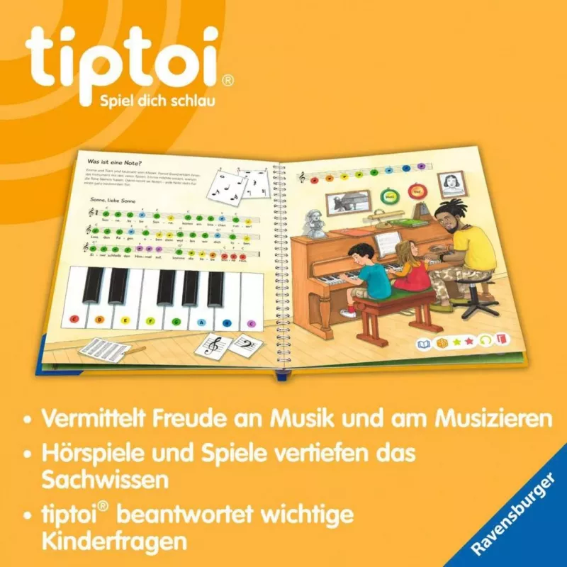 tiptoi Wieso? Weshalb? Warum? Wir entdecken Musik, Lernbuch