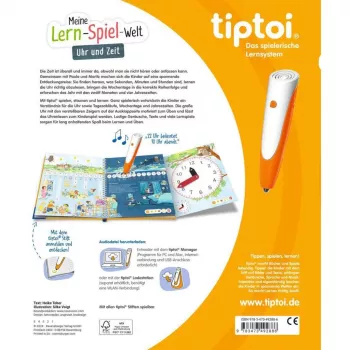 tiptoi Meine Lern-Spiel-Welt: Uhr und Zeit, Lernbuch