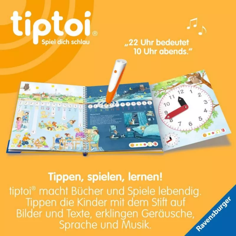 tiptoi Meine Lern-Spiel-Welt: Uhr und Zeit, Lernbuch
