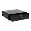 Schubladeneinheit Equip abschließbare Schublade 19 inch 3U RAL9005 Schwarz