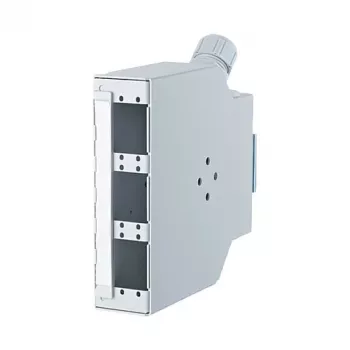 Patchpanel MetzConnect 150240000010E mit SC-Steckverbindern, grau, 6x SC-Duplex-Aufnahme