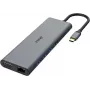Akasa AK-CBCA28-18BK Laptop-Dockingstation & Port-Replikator Kabelgebunden USB 3.2 Gen 1 (3.1 Gen 1) Type-C Schwarz - Grau (AK-CBCA28-18BK)