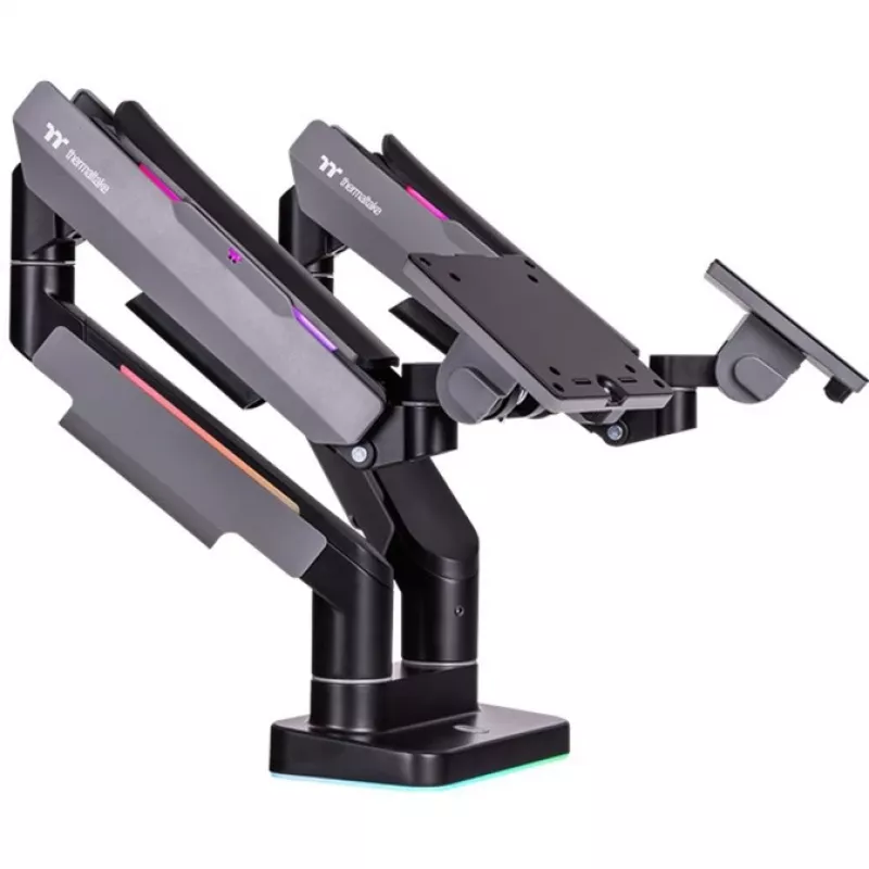 Monitorhalterung Thermaltake GEA-MSR-DMSBLK-01 35 Zoll Schwarz Grau 20 kg