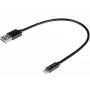 SANDBERG Lightning Adapter - USB männlich zu Lightning männlich - 20 cm - Schwarz - für Apple iPad/iPhone/iPod (Lightning)