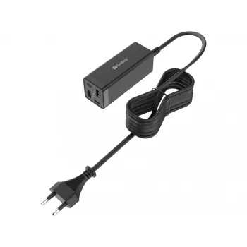 SANDBERG Netzteil - 65 Watt - 3,25 A - PD, QC - 4 Ausgangsports (2 x USB, 2 x USB-C)