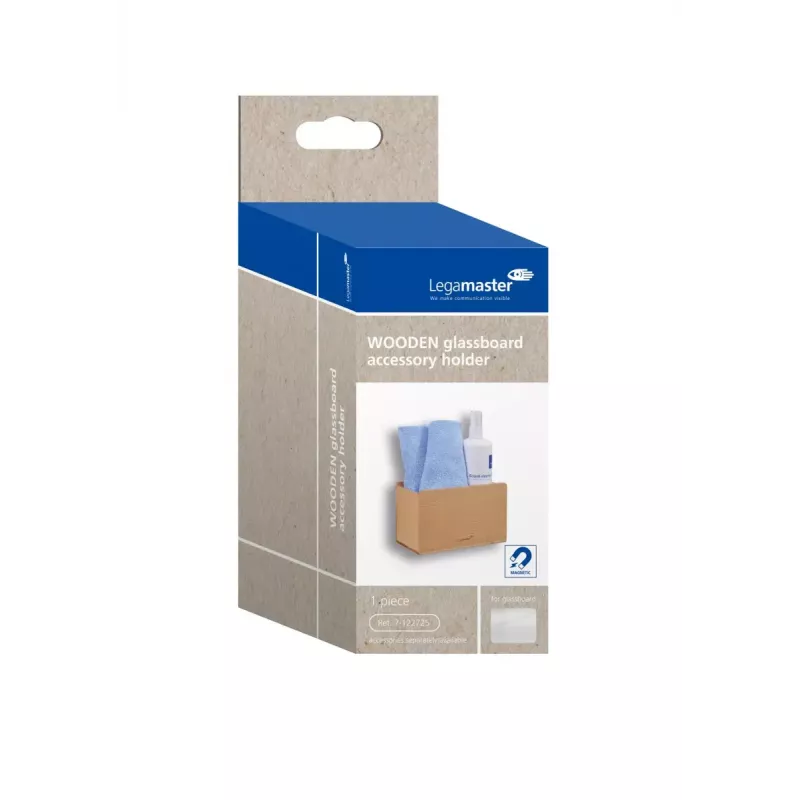 Magnetischer Zubehörhalter aus Holz für Glasboards Legamaster 7-122725