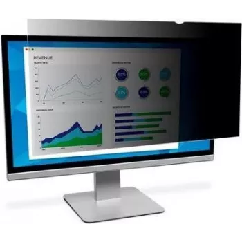 3M Blickschutzfilter für 21,5 Widescreen-Monitor – Blickschutzfilter für Bildschirme – 54,7 cm Widescreen (21,5 Widescreen) – Schwarz