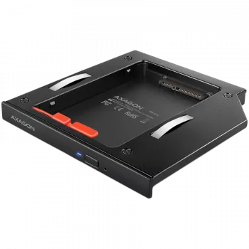 AXAGON RSS-CD12 2,5 SSD/HDD Adapter für optisches Laufwerk 12,7 mm LED