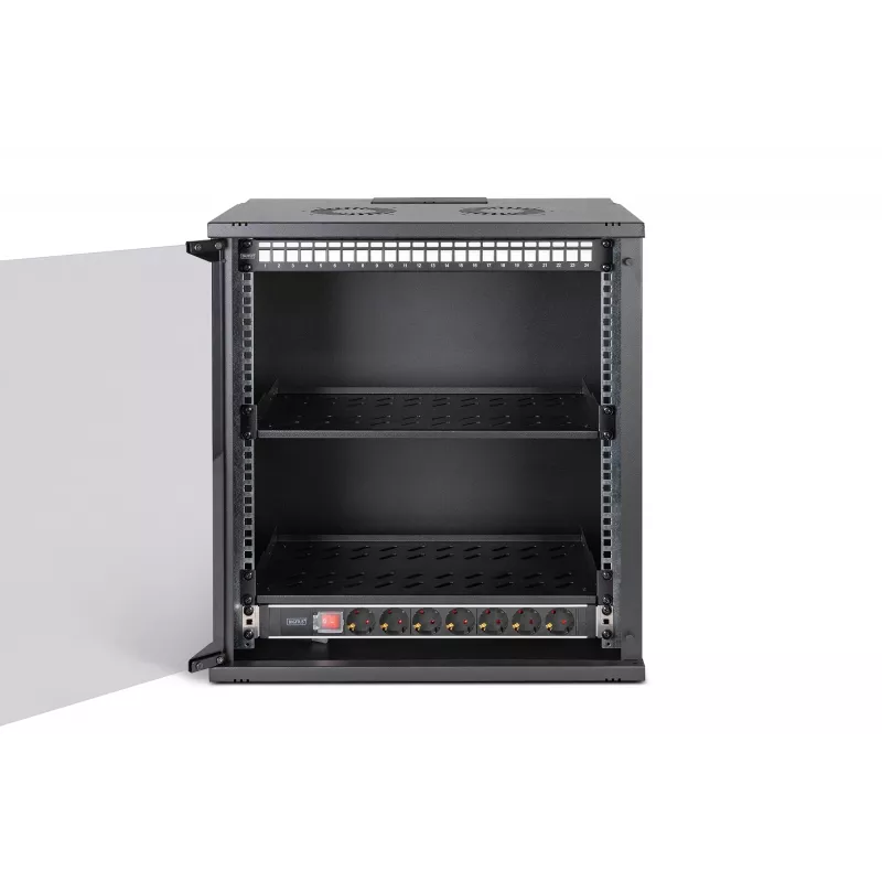 Netzwerkschrank-Set DIGITUS DN-49207-SET 12U 540×400 mm
