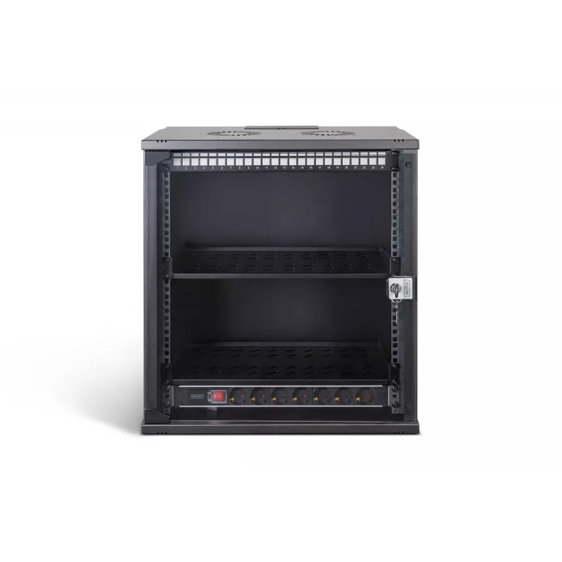 Netzwerkschrank-Set DIGITUS DN-49207-SET 12U 540×400 mm
