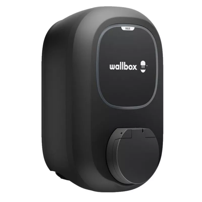 Wallbox Pulsar MAX Socket 22 kW Wi‑Fi Bluetooth — Ladestation für Elektrofahrzeuge, Ausführung mit Steckdose