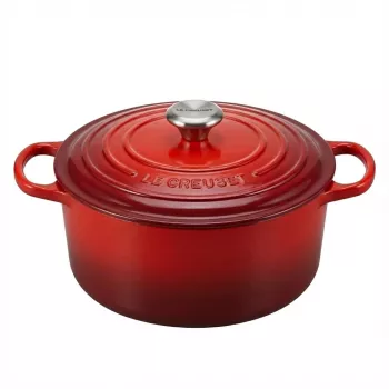 Le Creuset Signature Bräter rund 24 cm nectar