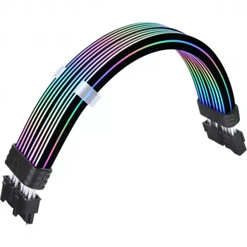 Flachbandkabel THERMALTAKE AC-082-CN1NAN-A1 8-Pin Buchse-auf-Buchse, schwarz, 0,272 m