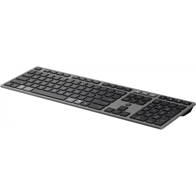 HP 720 Multi-Device Wiederaufladbare kabellose Tastatur Full-Size USB Bluetooth