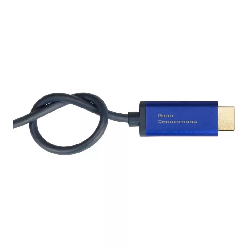 Video-Kabel-Adapter Alcasa 4860-SF030B 3m DisplayPort HDMI Schwarz Blau
