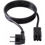 BACHMANN Geräteanschlussleitung Schutzkontaktstecker/Gerätekupplung GST18-3, schwarz, 7 m (375.1292)
