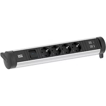 BACHMANN CYCLE Base 4xCEE7/3 1x Schalter 1xUSB A/C 22W 0,2m GST18