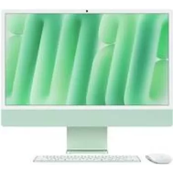 APPLE iMac Z1EM 59,62cm 23,5Zoll Standardglas M4 10C CPU/10C GPU/16C N.E. 16GB 256GB SSD Gbit Eth MM NumKey TID DE Grün (Z1EM-MWUY3D/A-07CRBT)