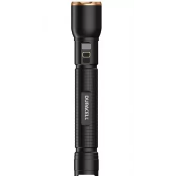 Taschenlampe Duracell DF4000R schwarz – wiederaufladbare Handlampe, kompaktes Design