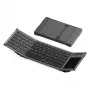 Inateck KB06101_STEEL GRAY Tastatur Home RF Wireless + Bluetooth QWERTZ English Schwarz
