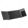 Inateck KB06101_STEEL GRAY Tastatur Home RF Wireless + Bluetooth QWERTZ English Schwarz